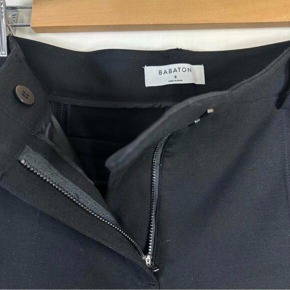 Aritzia Babaton Ilana Cropped Trouser - Black -  8 - Picture 10 of 10